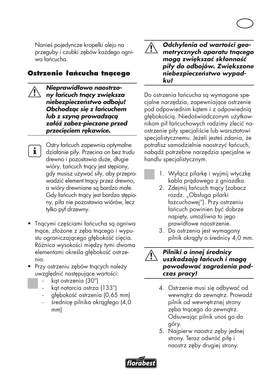 Florabest FKS 2200 D2 User Manual | Page 43 / 172