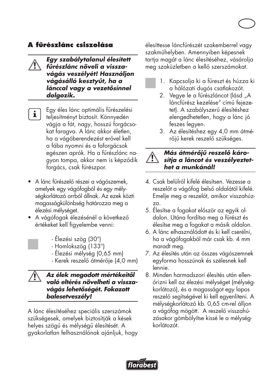 Florabest FKS 2200 D2 User Manual | Page 65 / 172