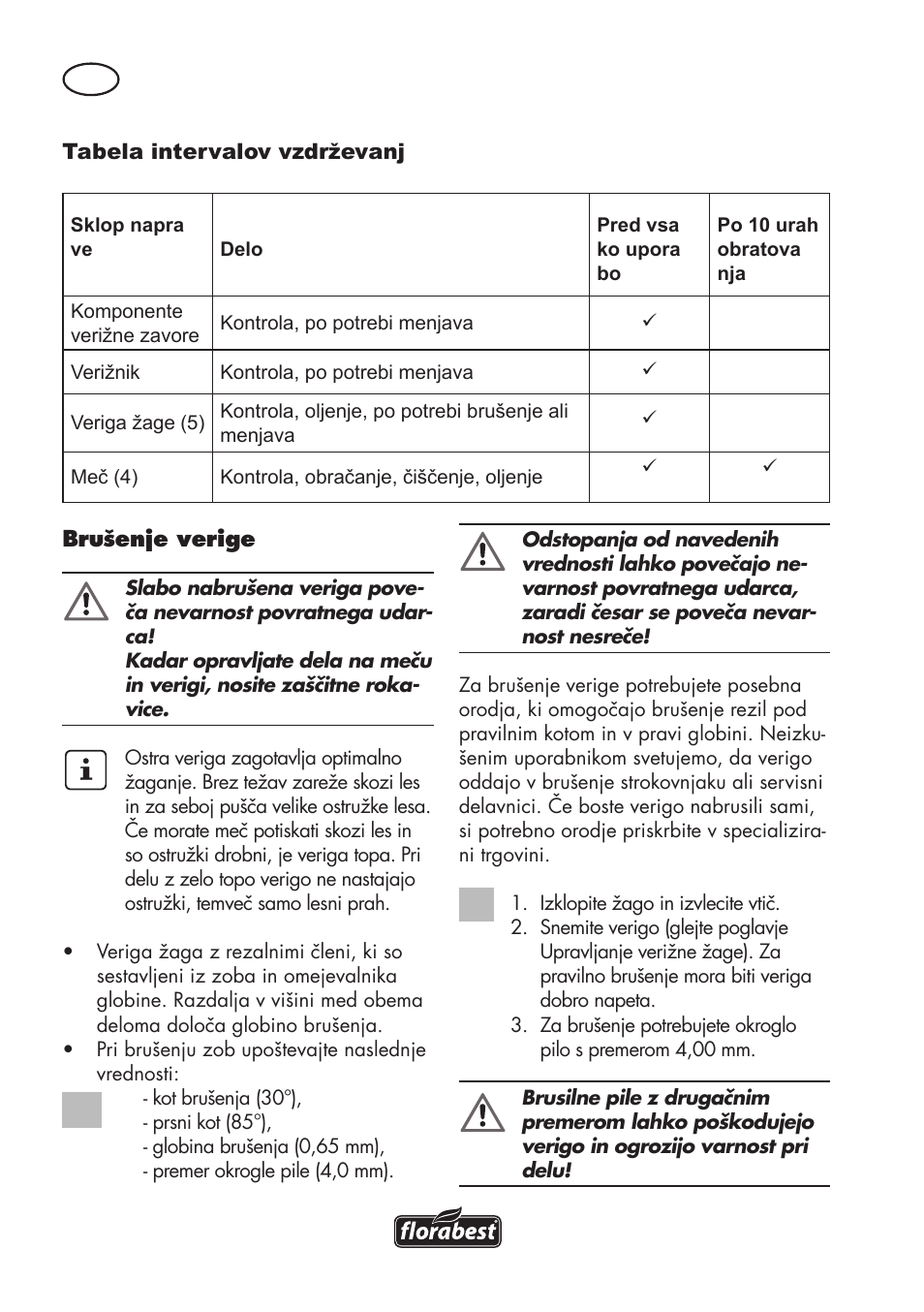 Florabest FKS 2200 D2 User Manual | Page 86 / 172