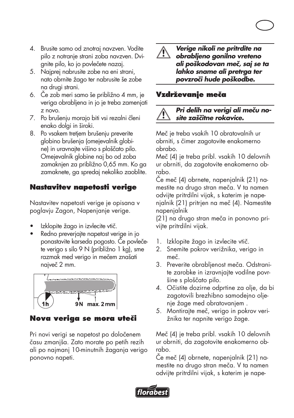 Florabest FKS 2200 D2 User Manual | Page 87 / 172