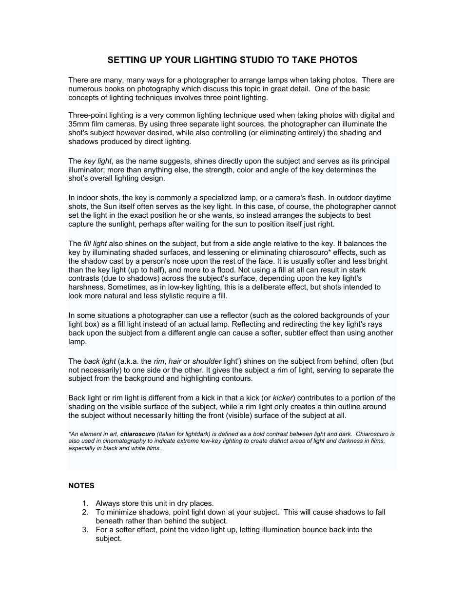 Digital Concepts PORTABLE LIGHT STUDIO PS-101 User Manual | Page 3 / 4