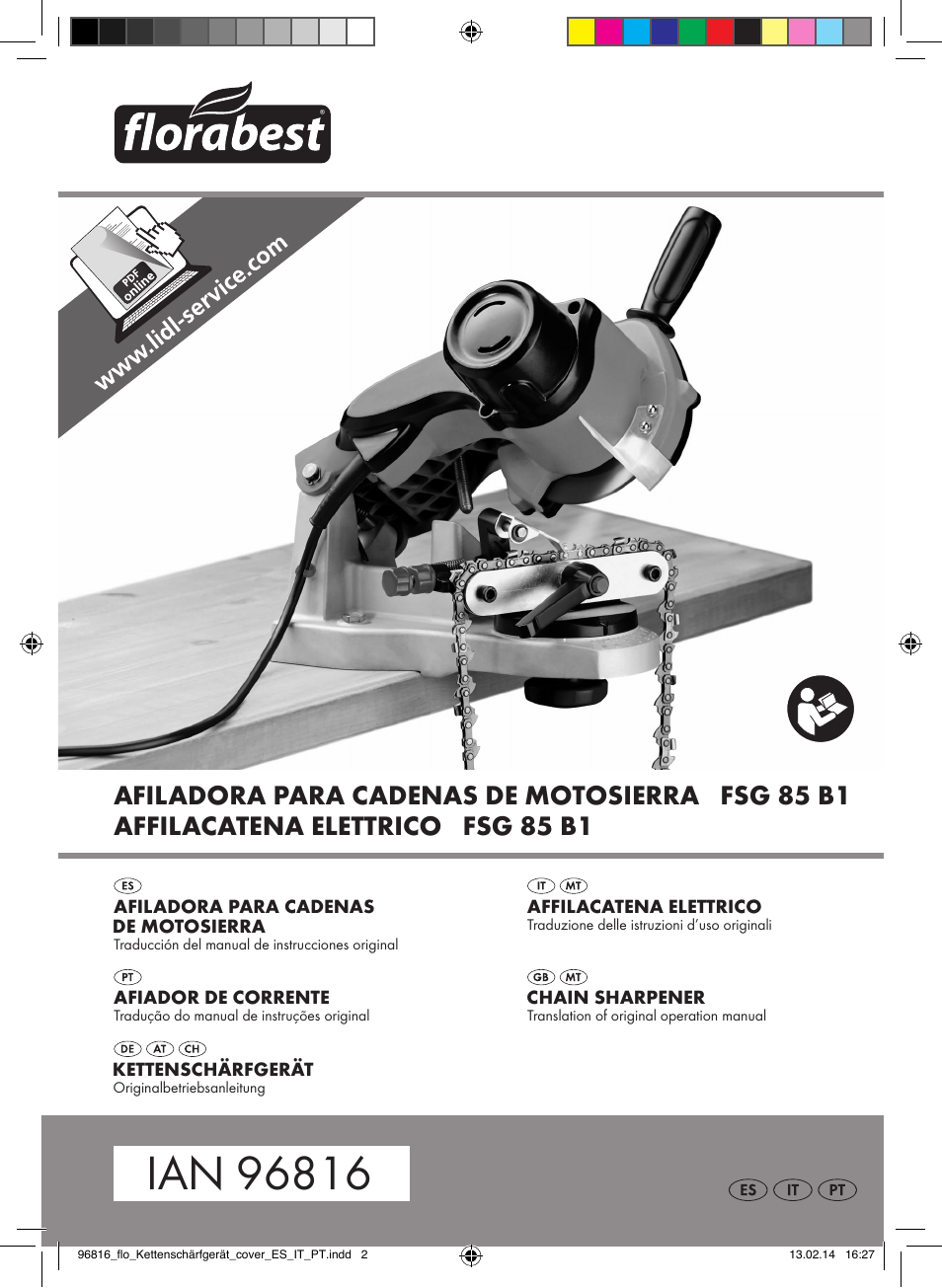 Florabest FSG 85 B1 User Manual | 84 pages