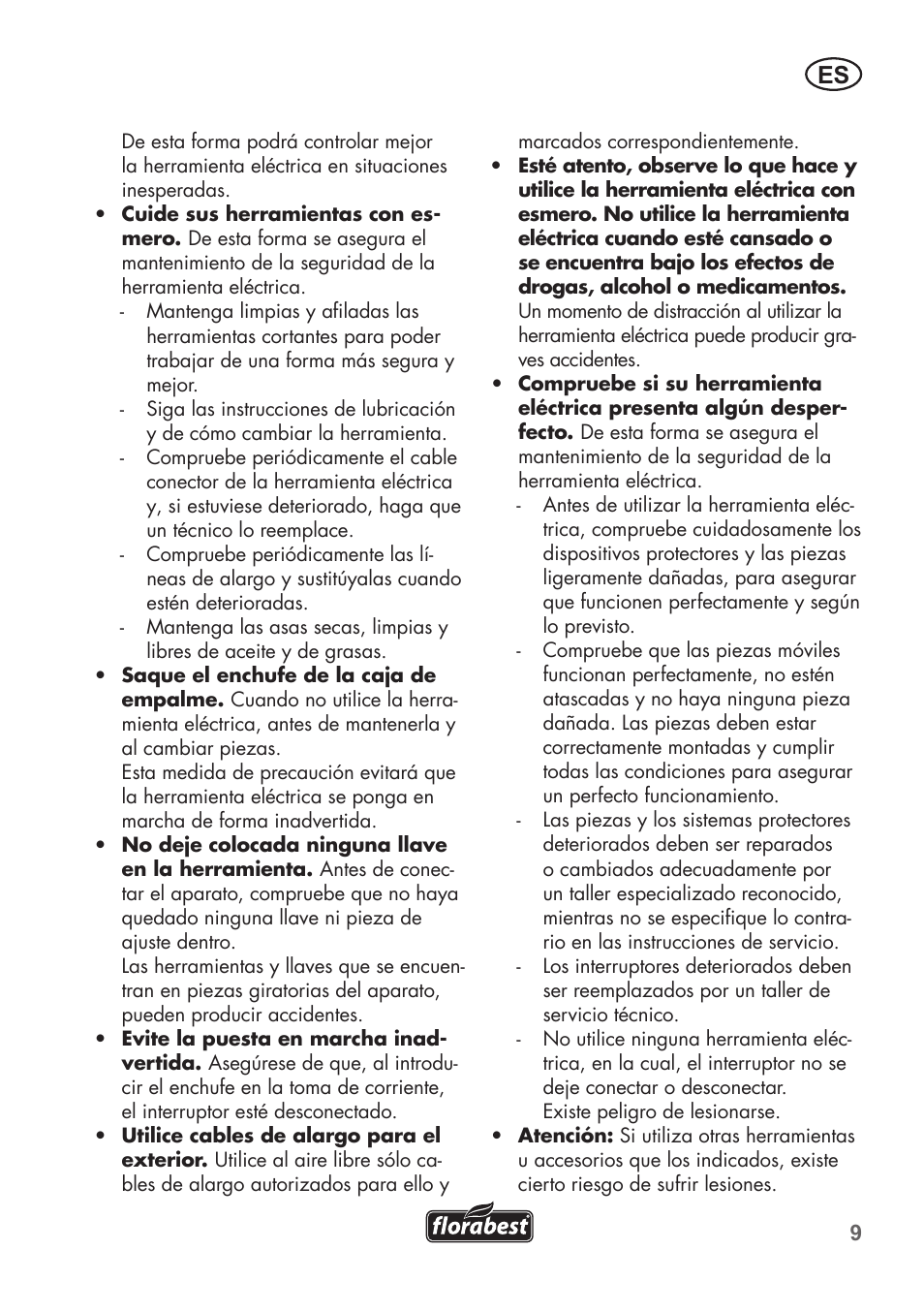 Florabest FSG 85 B1 User Manual | Page 9 / 84