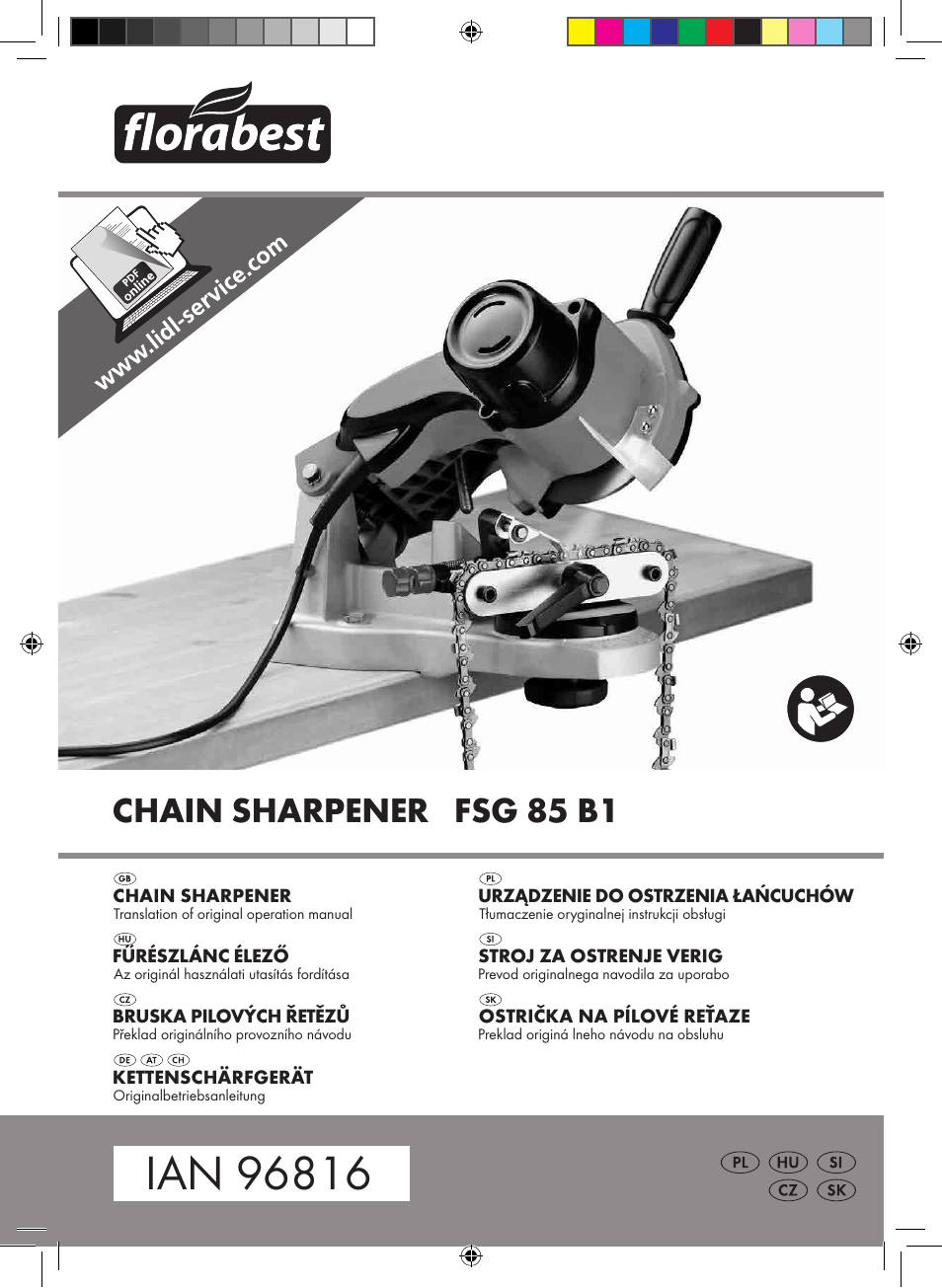 Florabest FSG 85 B1 User Manual | 112 pages