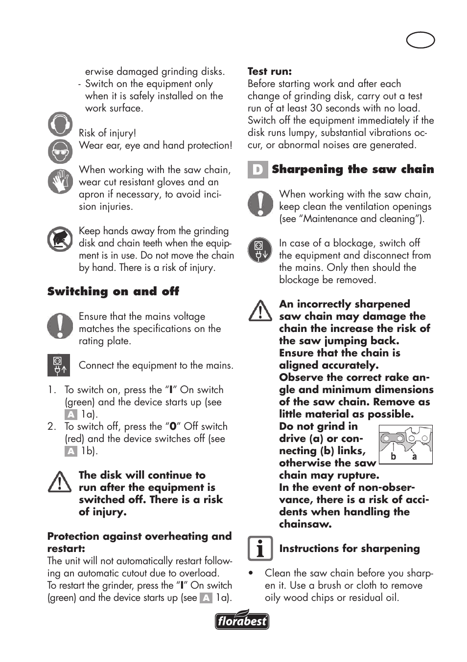 Florabest FSG 85 B1 User Manual | Page 11 / 112