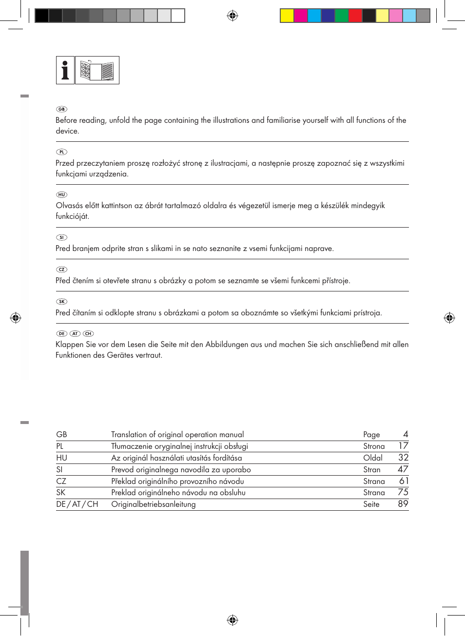 Florabest FSG 85 B1 User Manual | Page 2 / 112