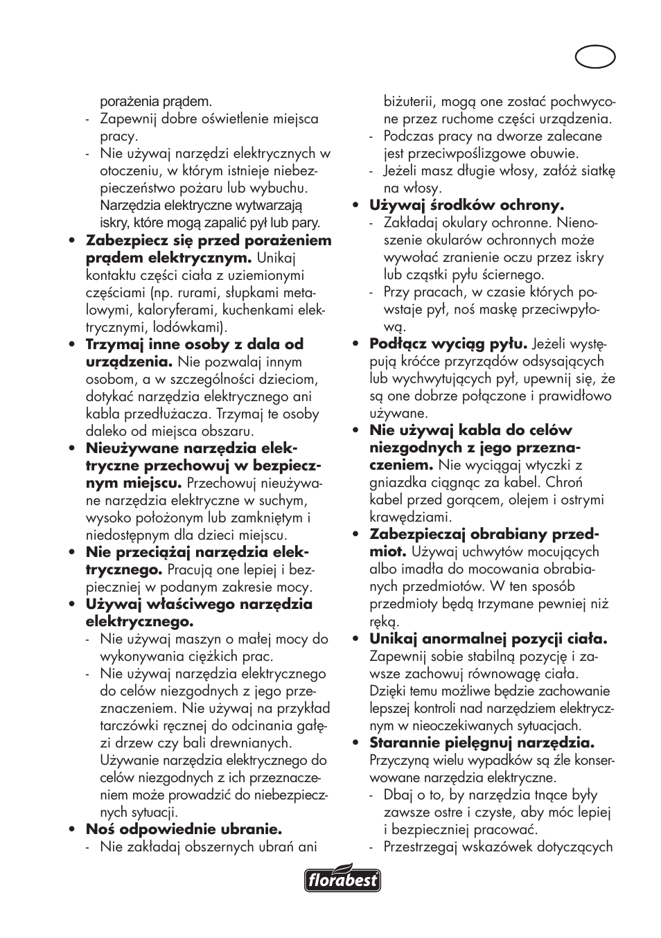 Florabest FSG 85 B1 User Manual | Page 21 / 112