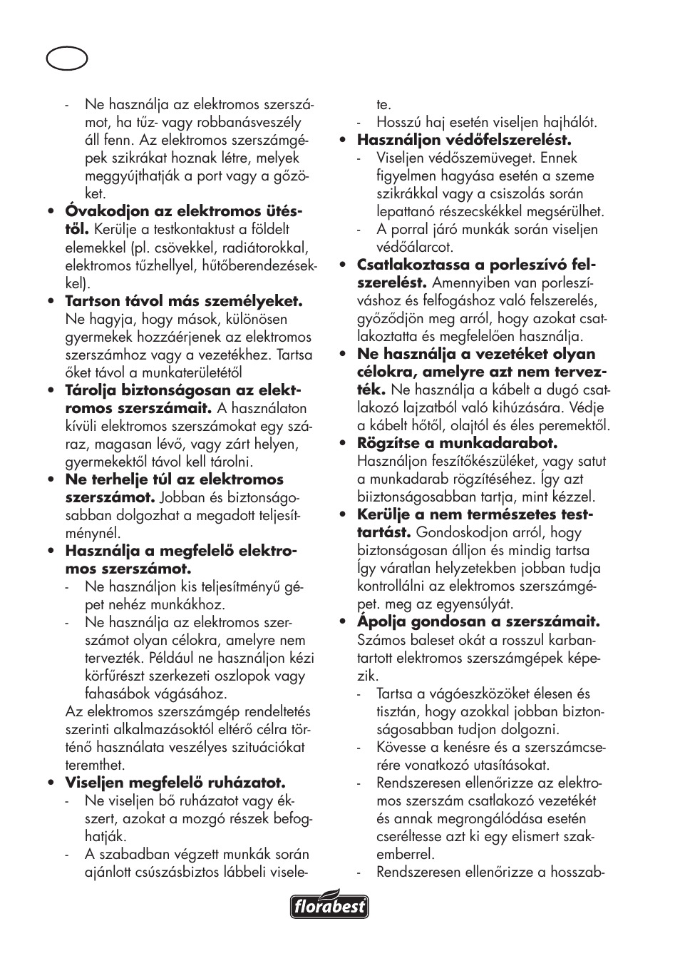 Florabest FSG 85 B1 User Manual | Page 36 / 112