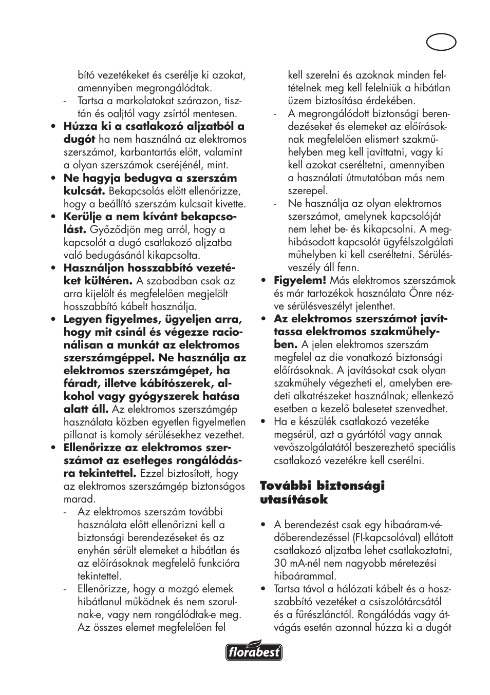 Florabest FSG 85 B1 User Manual | Page 37 / 112