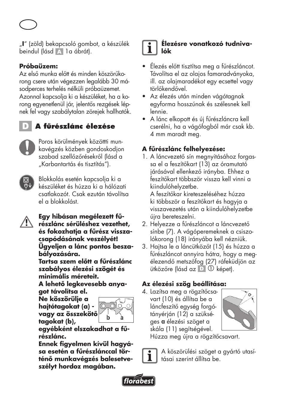 Florabest FSG 85 B1 User Manual | Page 40 / 112