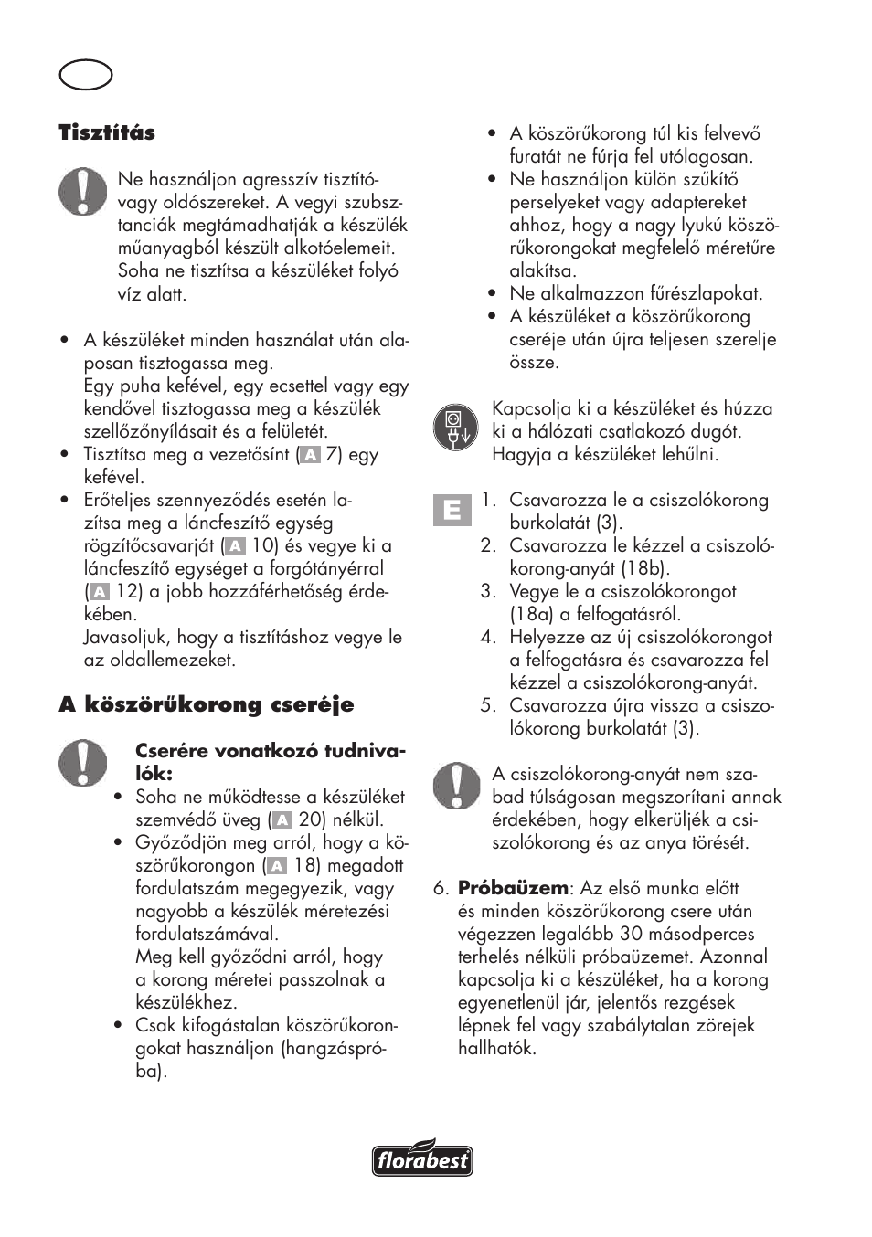 Florabest FSG 85 B1 User Manual | Page 42 / 112