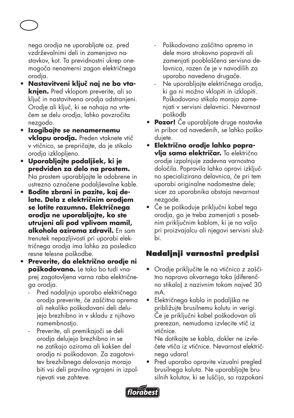Florabest FSG 85 B1 User Manual | Page 52 / 112