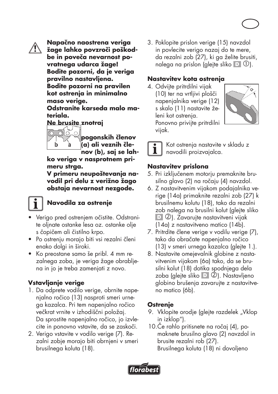 Florabest FSG 85 B1 User Manual | Page 55 / 112