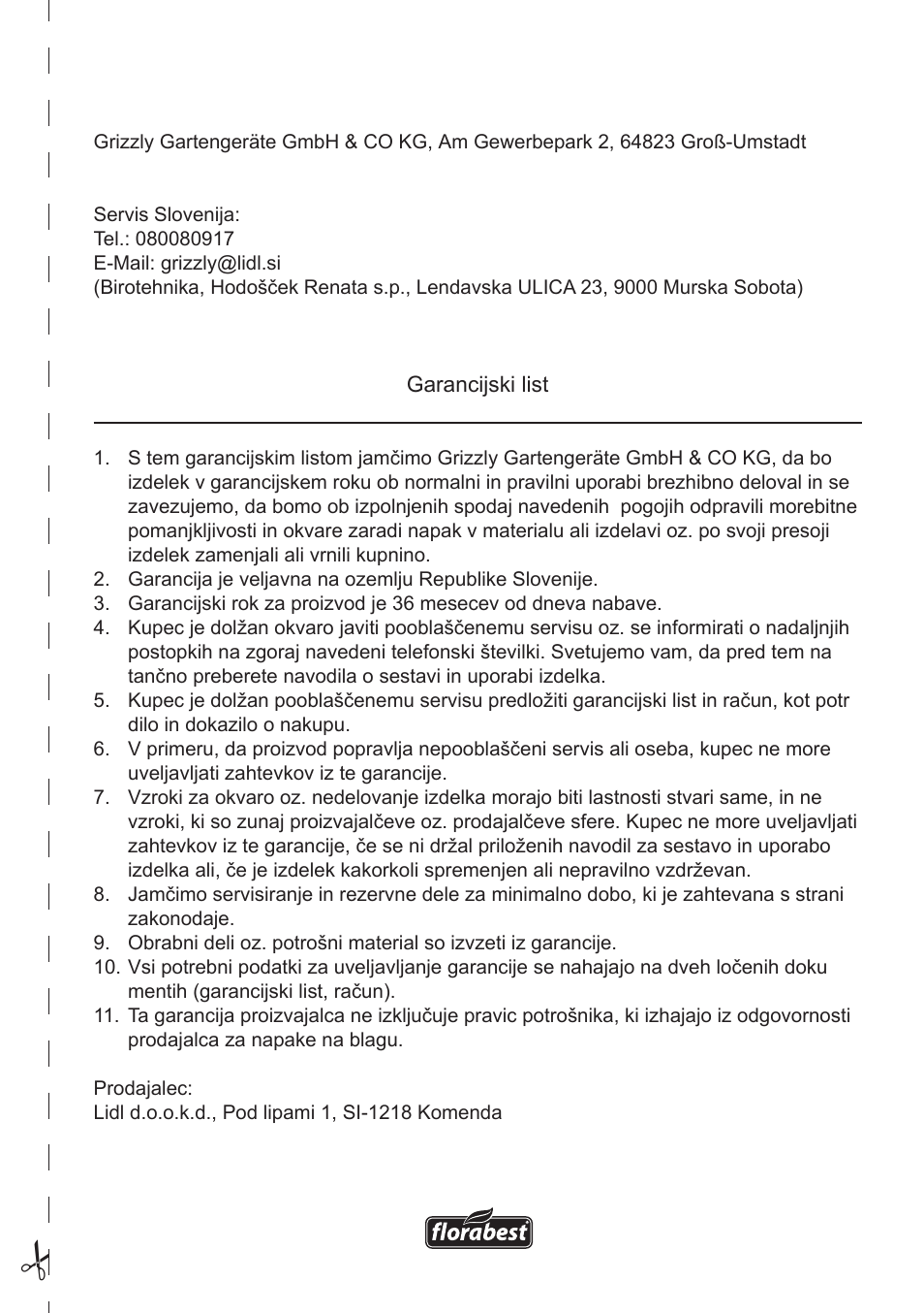 Florabest FSG 85 B1 User Manual | Page 59 / 112