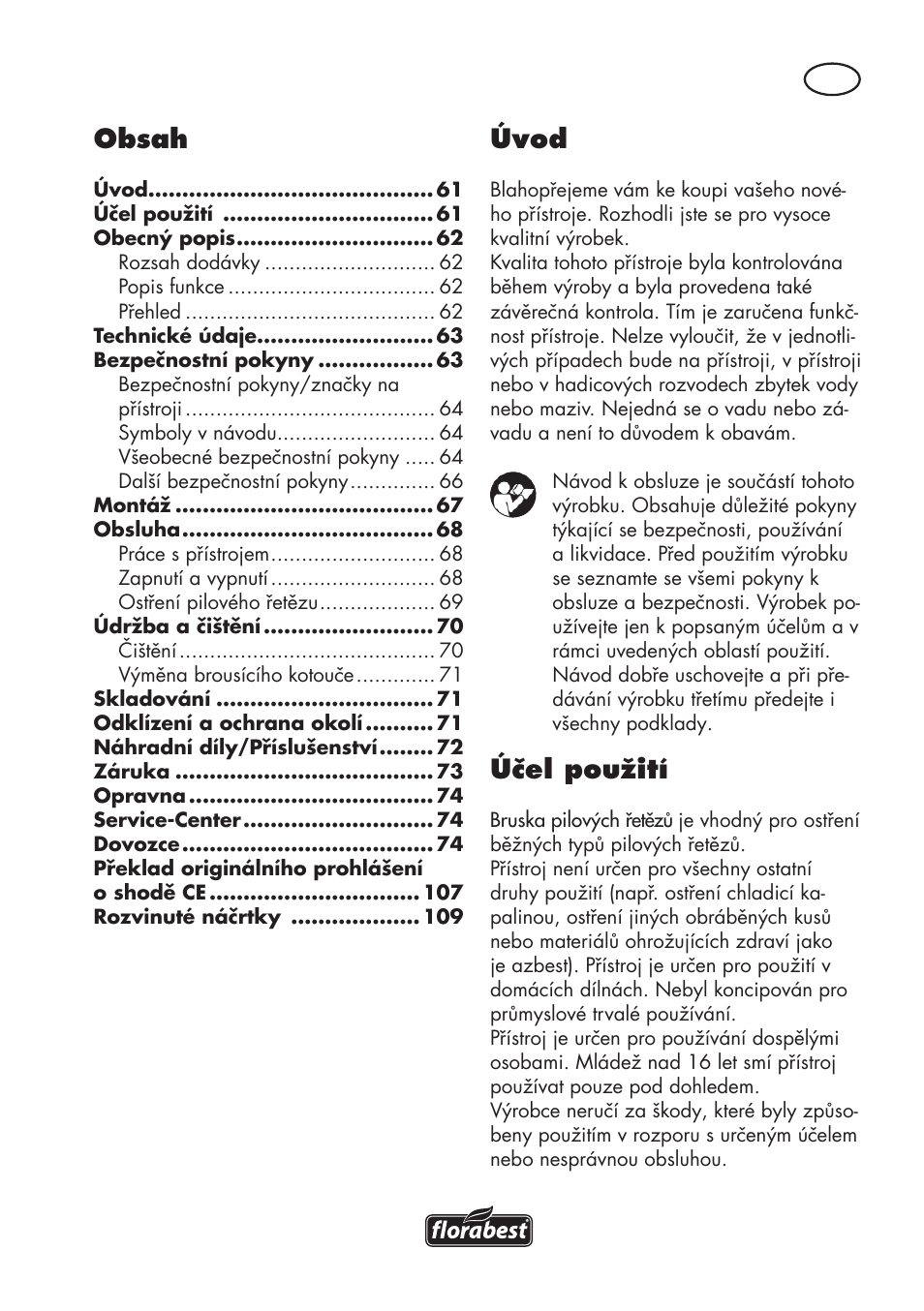 Florabest FSG 85 B1 User Manual | Page 61 / 112