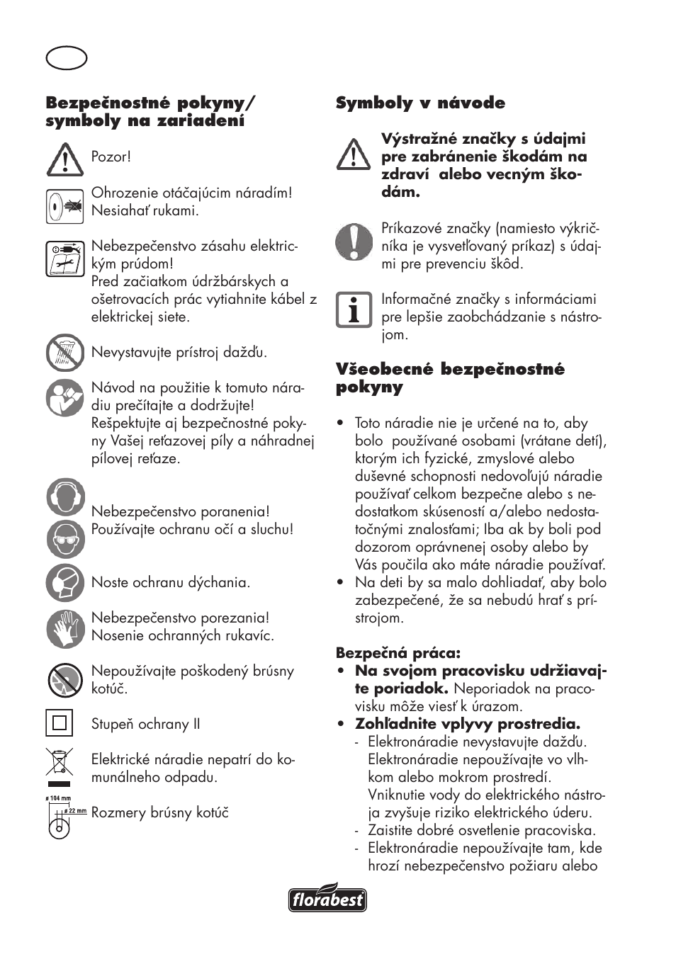 Florabest FSG 85 B1 User Manual | Page 78 / 112