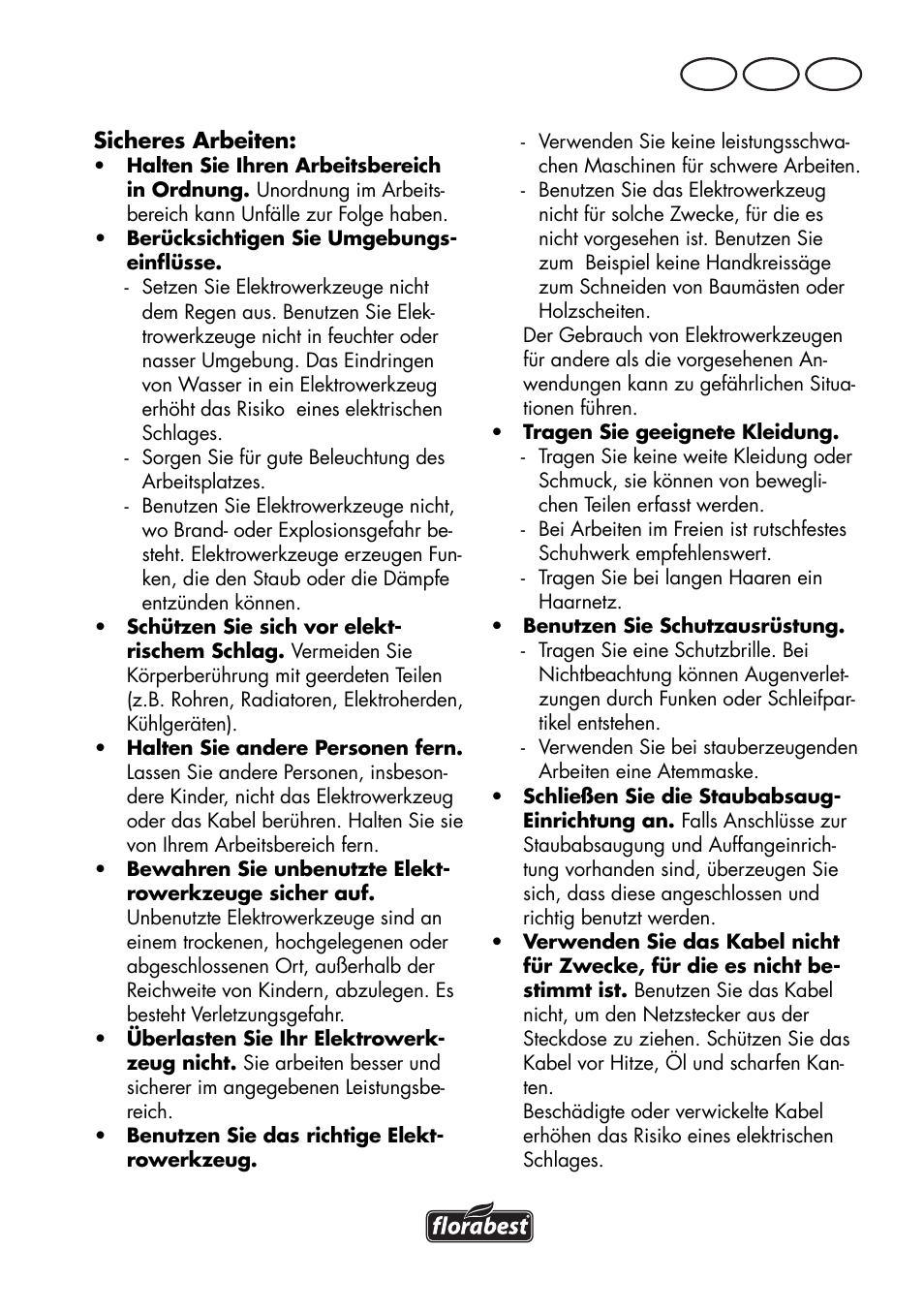 De at ch | Florabest FSG 85 B1 User Manual | Page 93 / 112