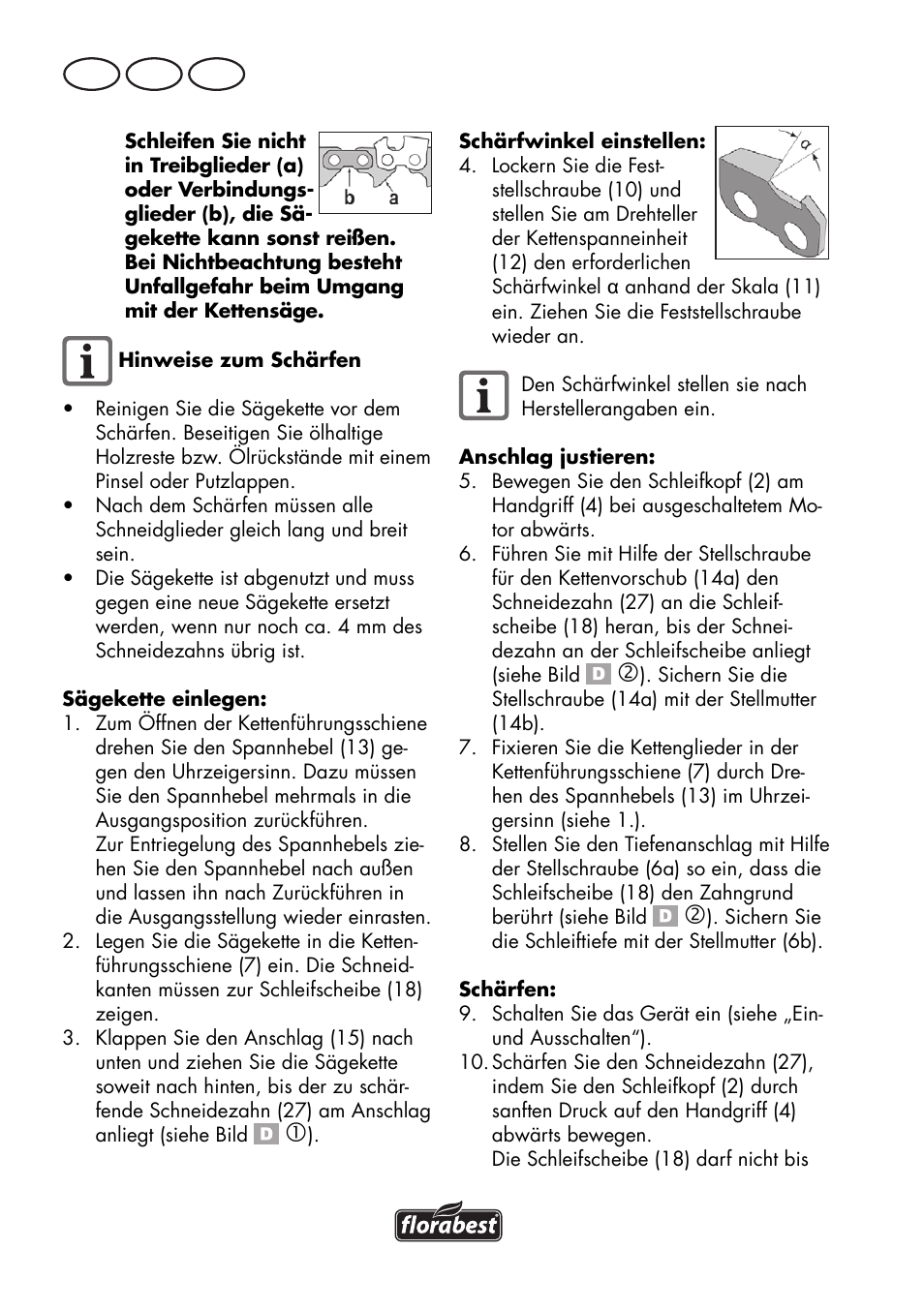 De at ch | Florabest FSG 85 B1 User Manual | Page 98 / 112
