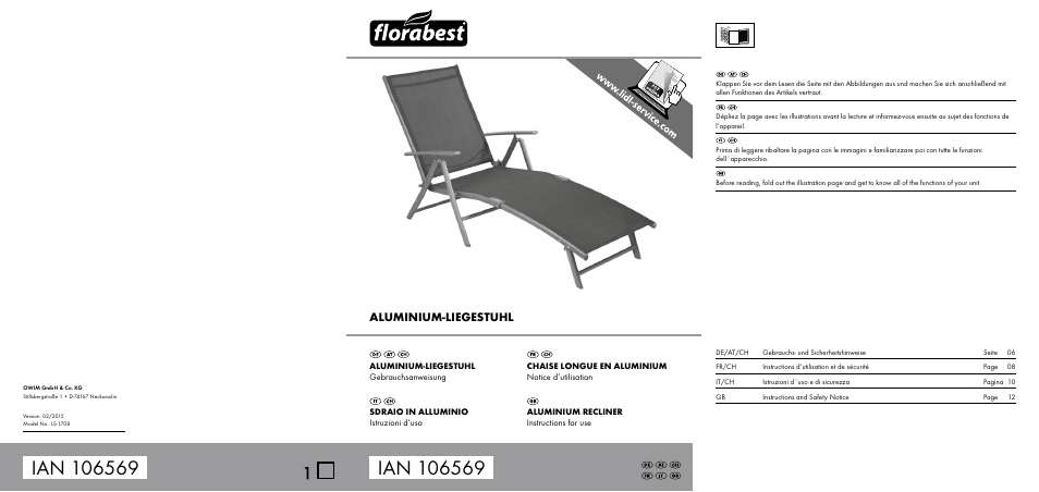 Florabest LS-1708 User Manual | 10 pages