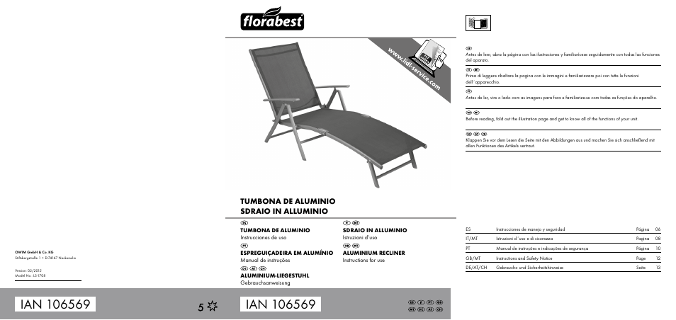 Florabest LS-1708 User Manual | 14 pages