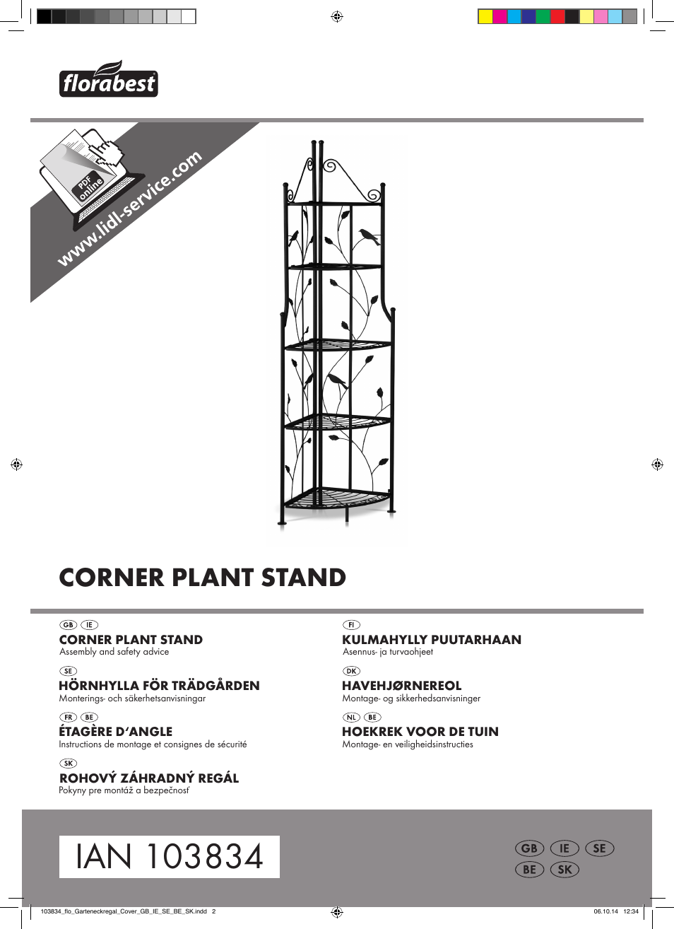 Florabest 103834-14-01 User Manual | 12 pages