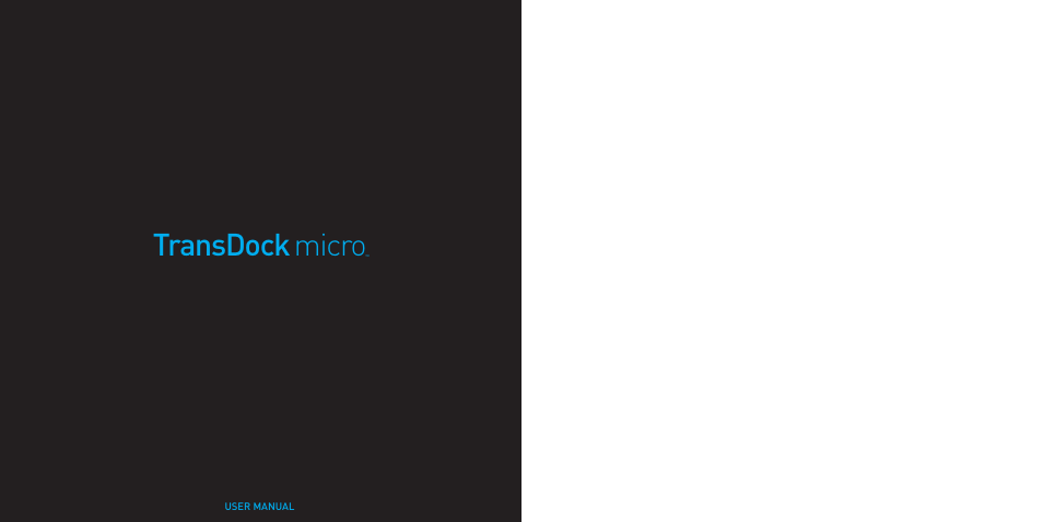 DLO TransDock Micro User Manual | 11 pages