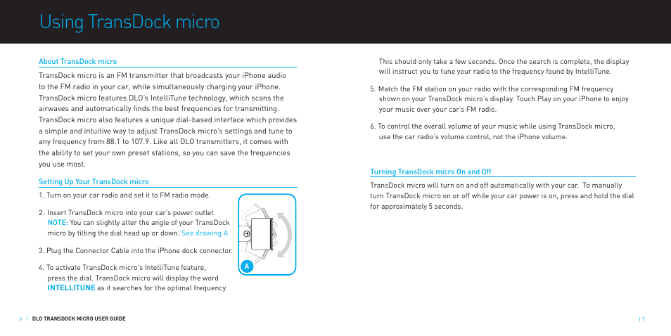 Using transdock micro | DLO TransDock Micro User Manual | Page 4 / 11