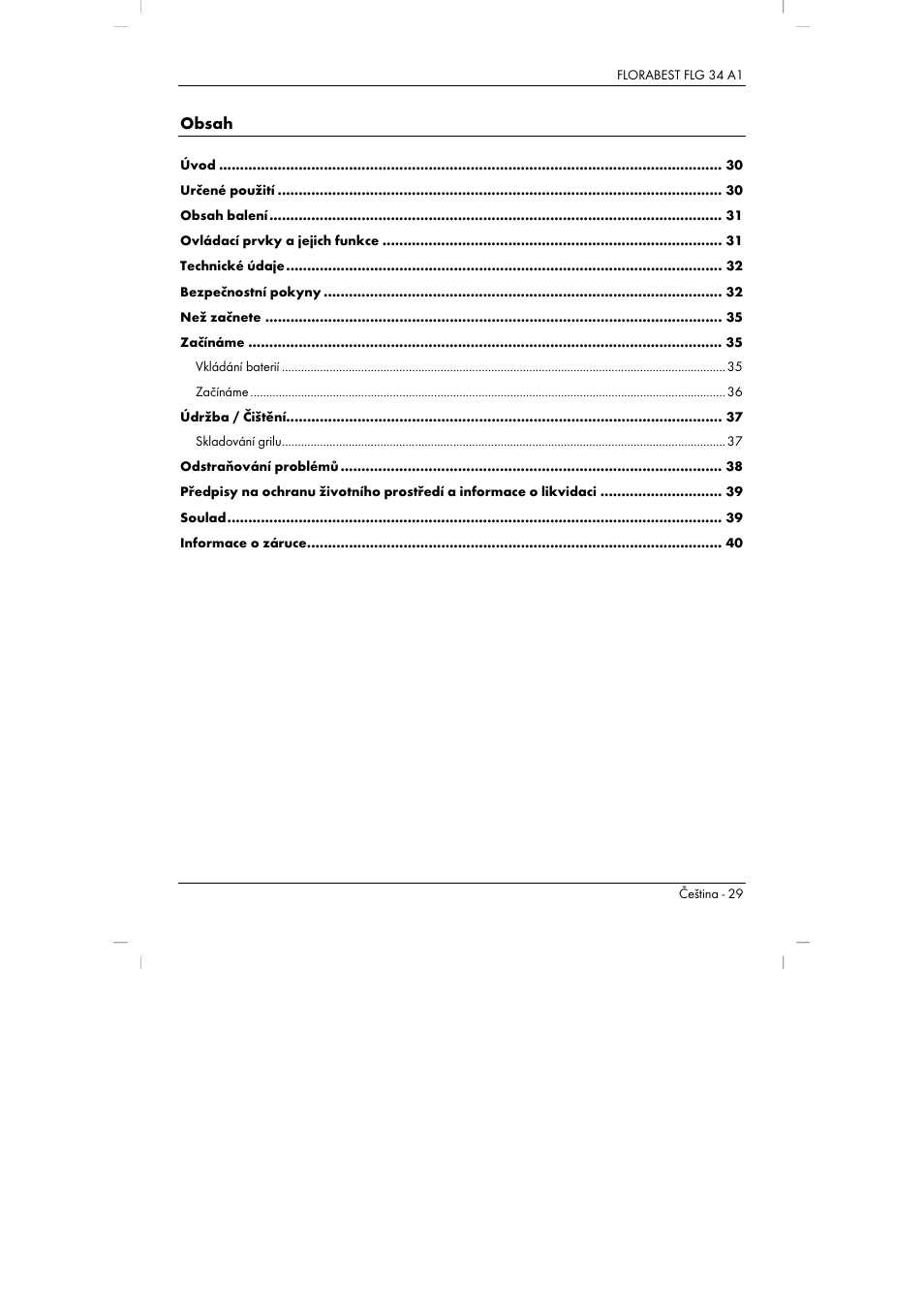 Florabest FLG 34 A1 User Manual | Page 31 / 87