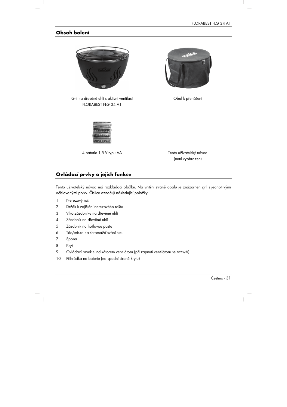 Florabest FLG 34 A1 User Manual | Page 33 / 87