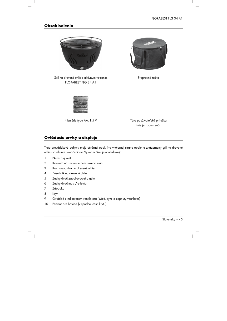 Florabest FLG 34 A1 User Manual | Page 47 / 87