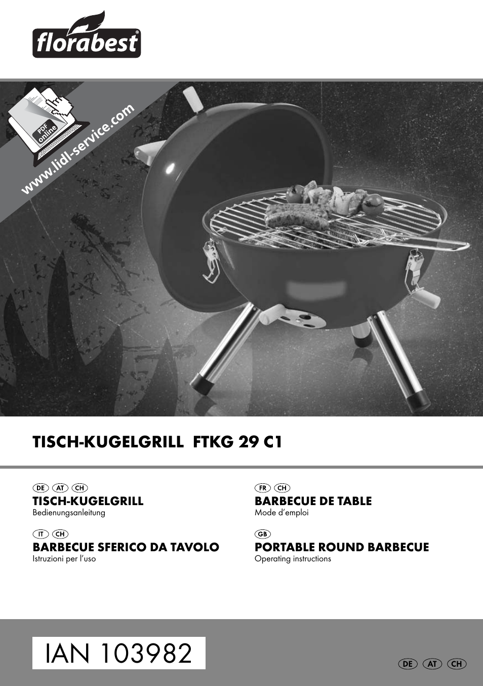 Florabest FTKG 29 C1 User Manual | 51 pages