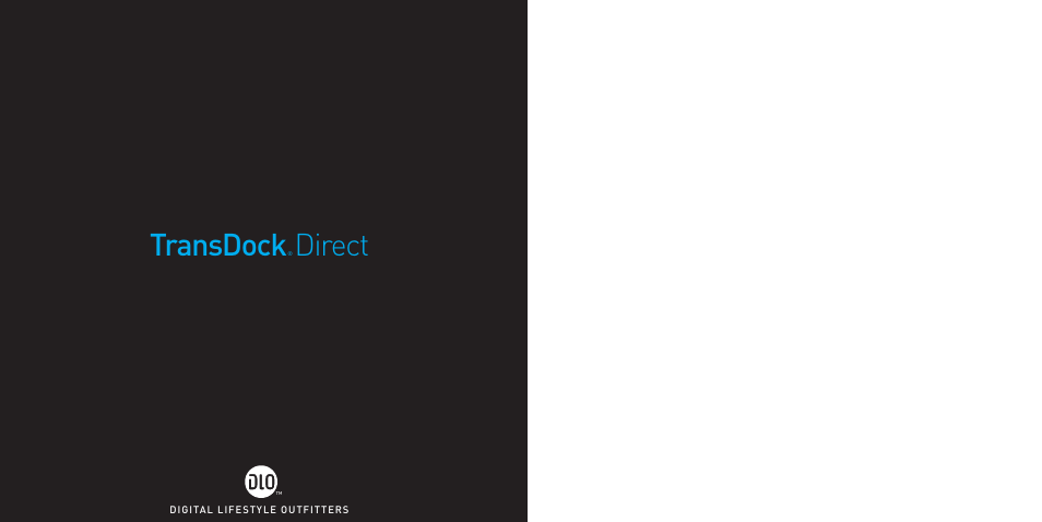 DLO TransDock Direct User Manual | 9 pages