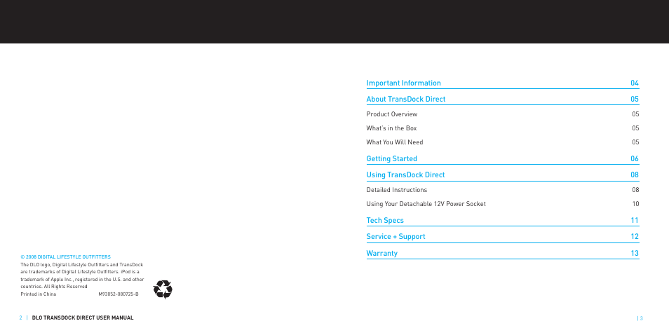 DLO TransDock Direct User Manual | Page 2 / 9