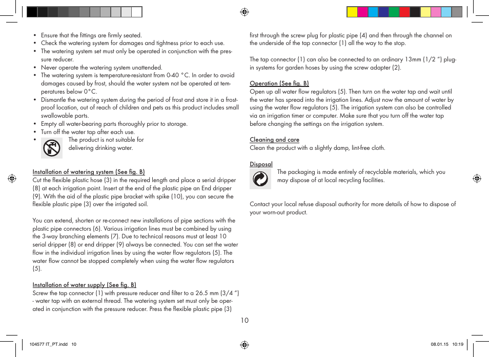 Florabest Z31967 User Manual | Page 10 / 13