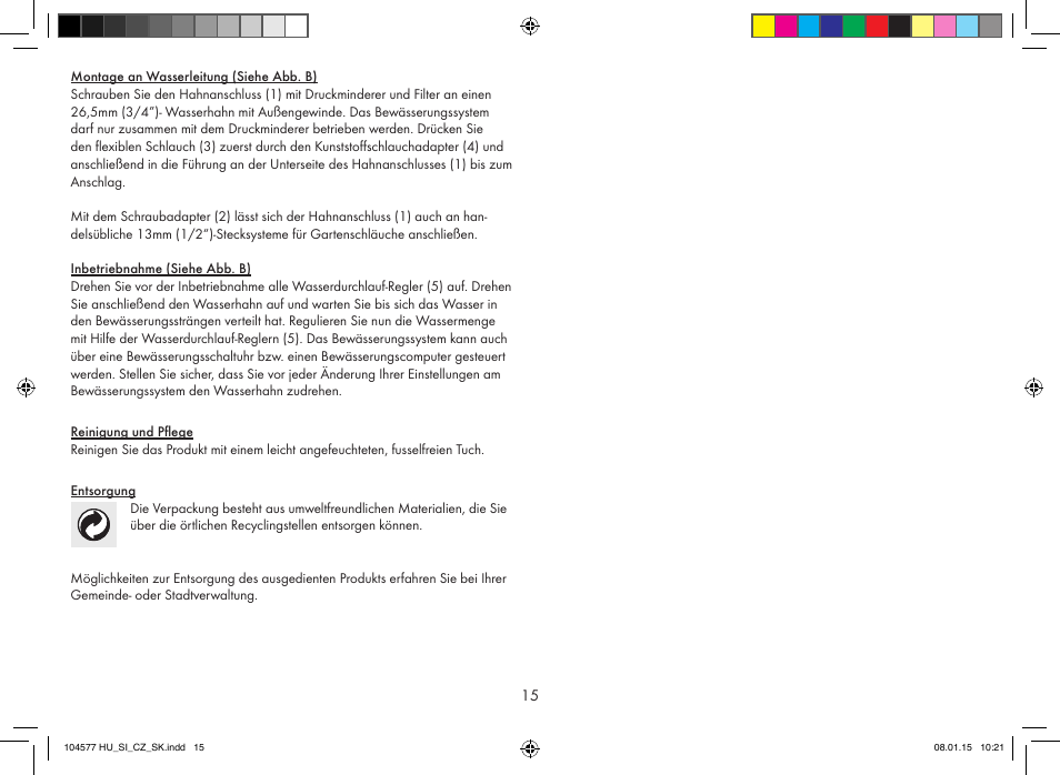 Florabest Z31967 User Manual | Page 15 / 16
