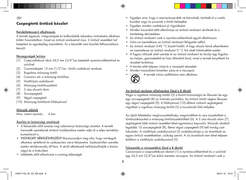 Florabest Z31967 User Manual | Page 8 / 16