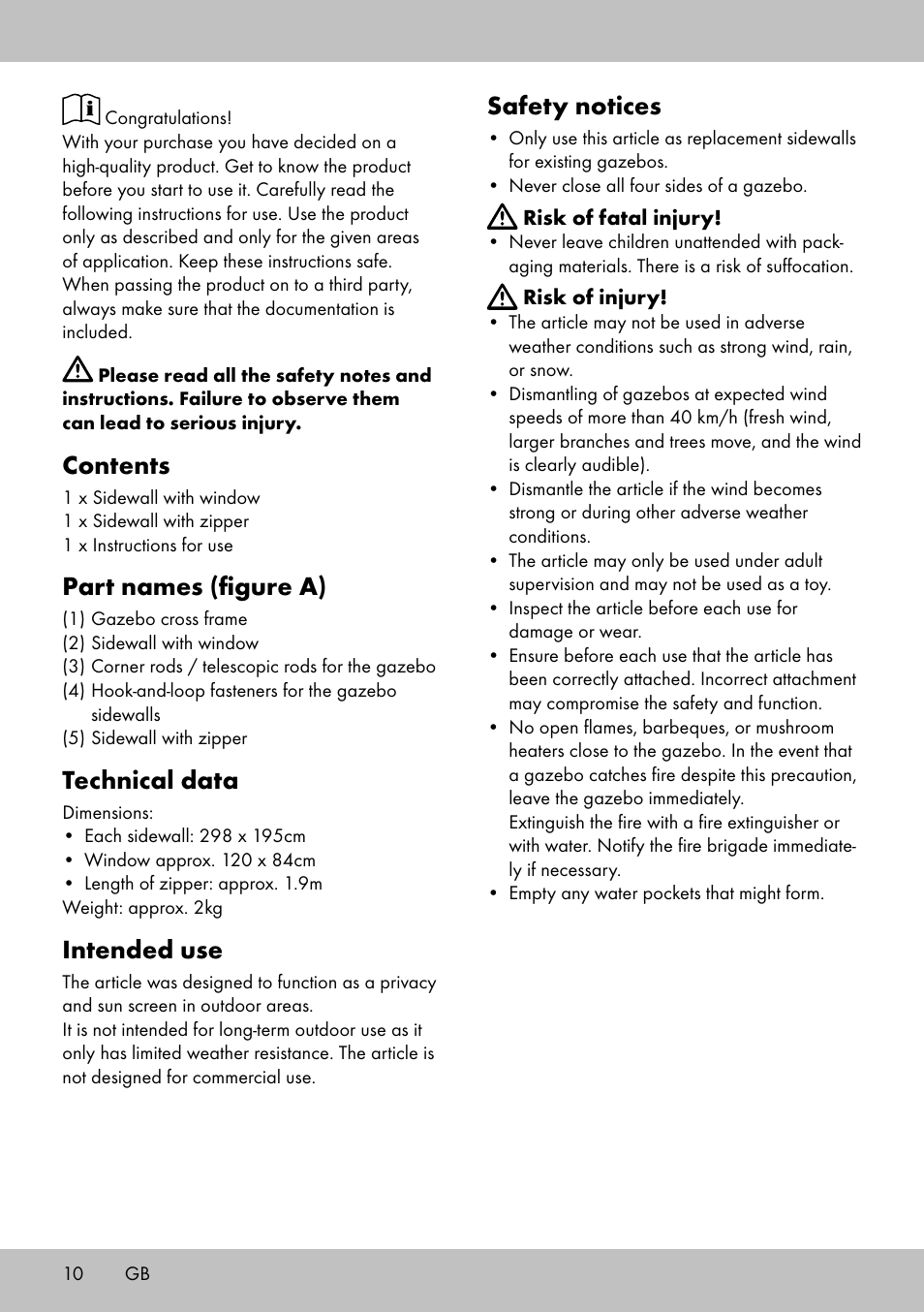 Florabest SP-1798 User Manual | Page 10 / 12