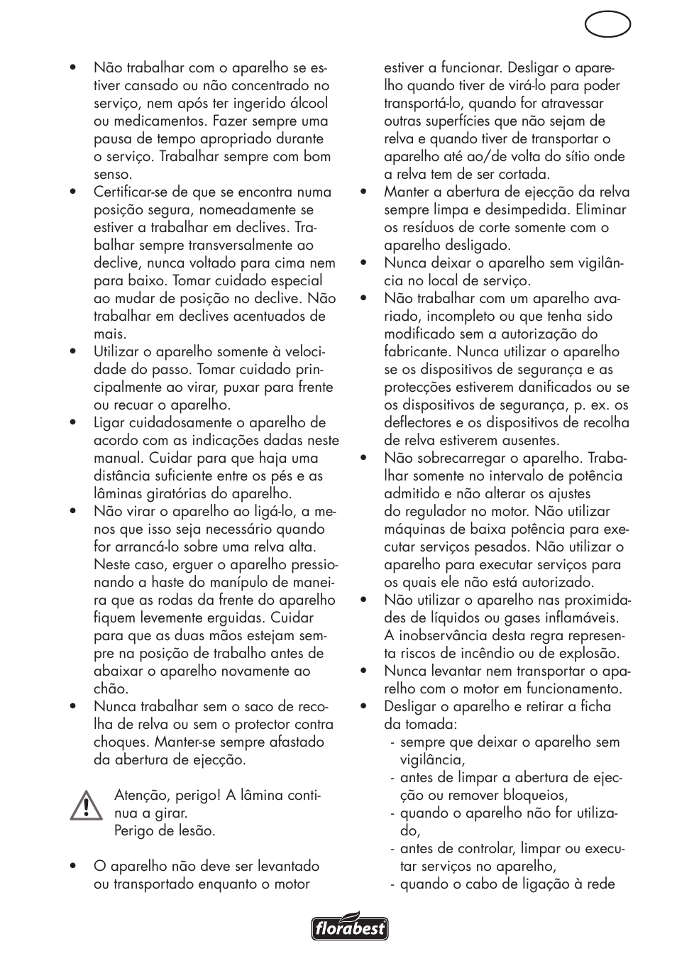 Florabest FRM 1200 D3 User Manual | Page 21 / 64