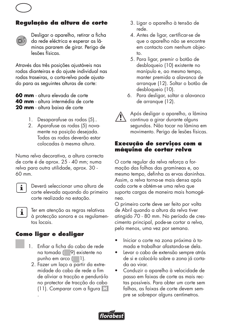 Florabest FRM 1200 D3 User Manual | Page 24 / 64