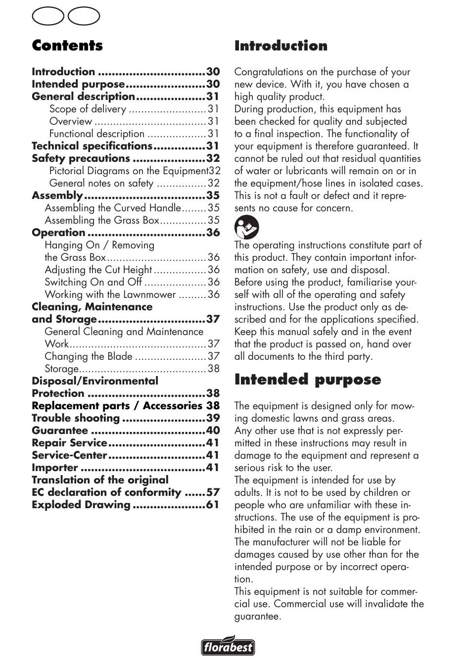Florabest FRM 1200 D3 User Manual | Page 30 / 64