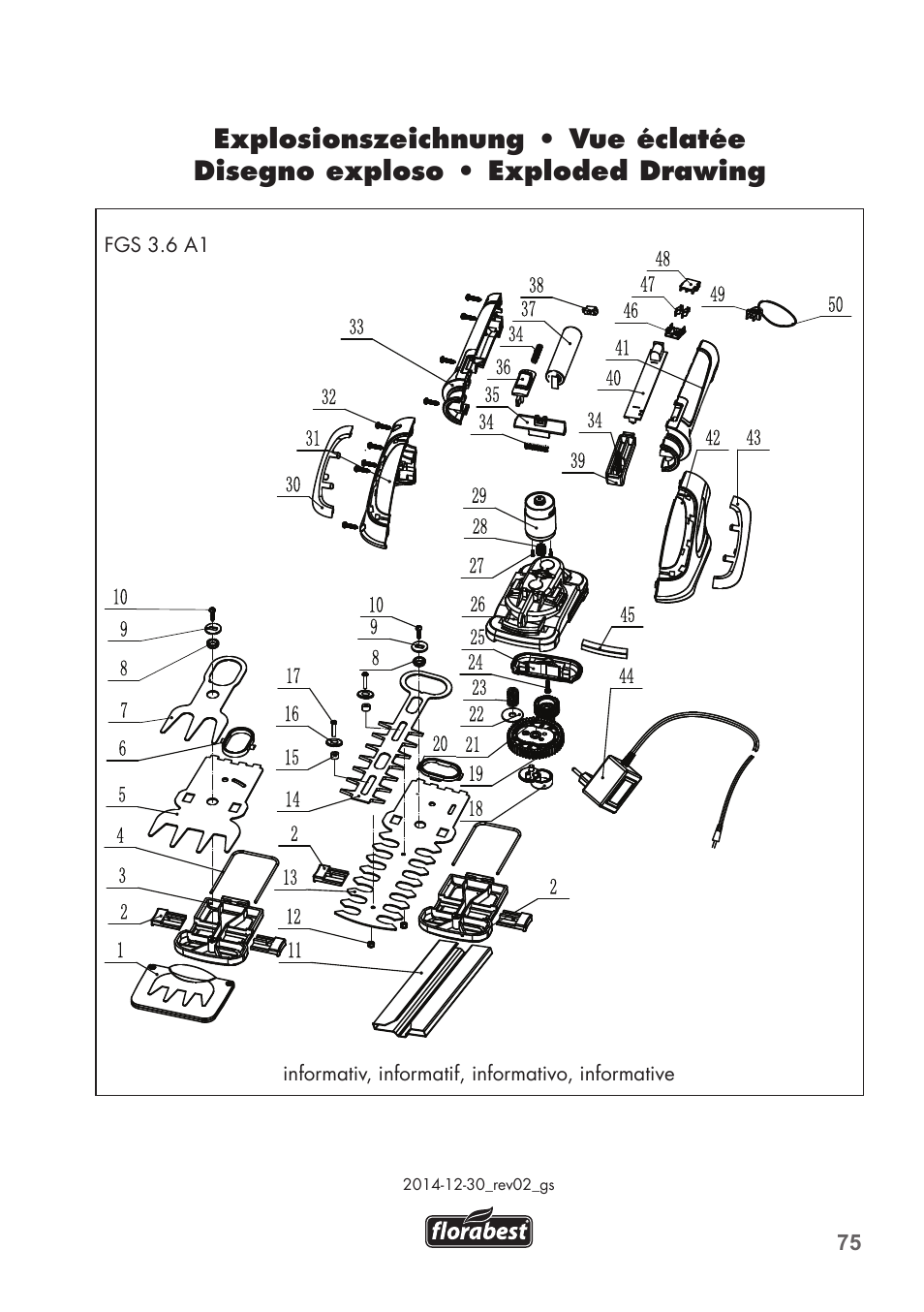 Florabest FGS 3.6 A1 User Manual | Page 75 / 80