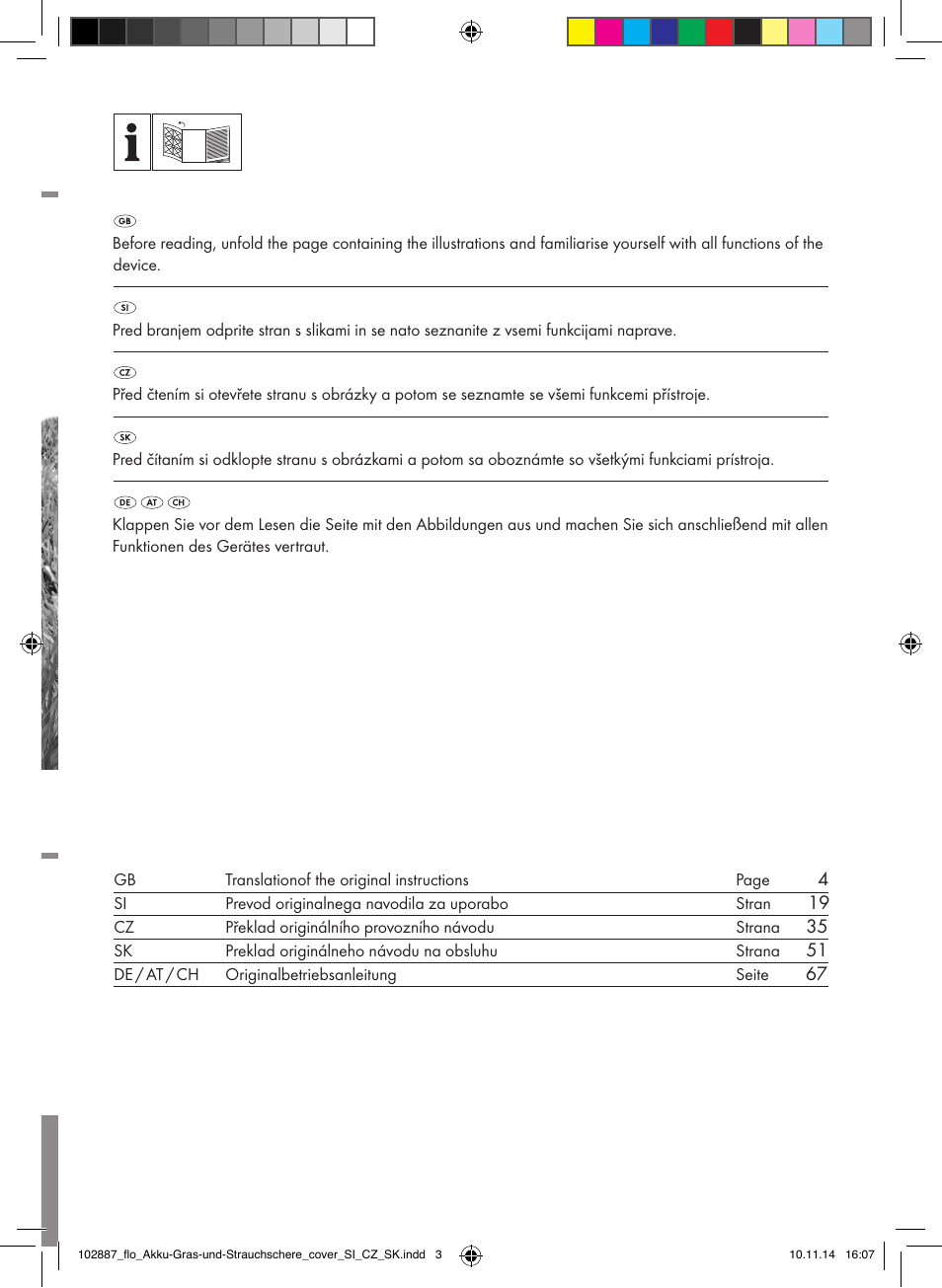 Florabest FGS 3.6 A1 User Manual | Page 2 / 92