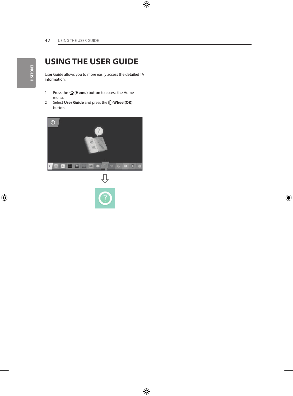 Using the user guide | LG 55EG960V User Manual | Page 42 / 52