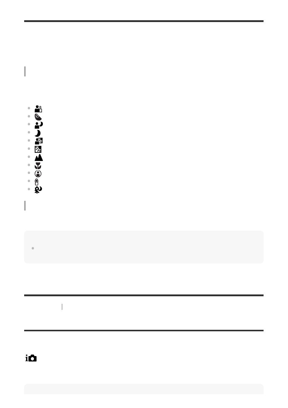 The advantages of automatic shooting [81, The advantages of automatic shooting | Sony ILCA-99M2 User Manual | Page 106 / 413