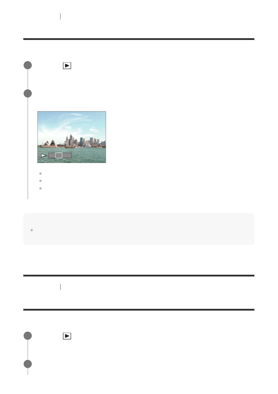 Playing back movies [167, Playing back panoramic images, Playing back movies | Sony ILCA-99M2 User Manual | Page 184 / 413
