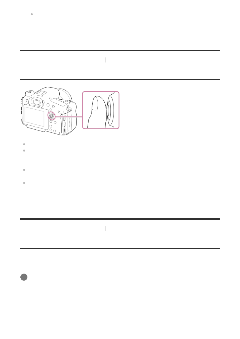 Using the multi-selector [6, Using the front multi-controller [7, Using the multi-selector | Using the front multi-controller | Sony ILCA-99M2 User Manual | Page 26 / 413