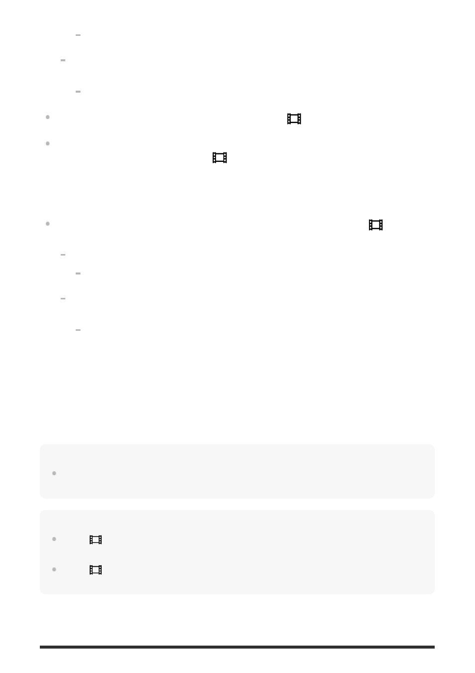 Record setting (movie) [141, Record setting (movie) [330 | Sony ILCA-99M2 User Manual | Page 314 / 413