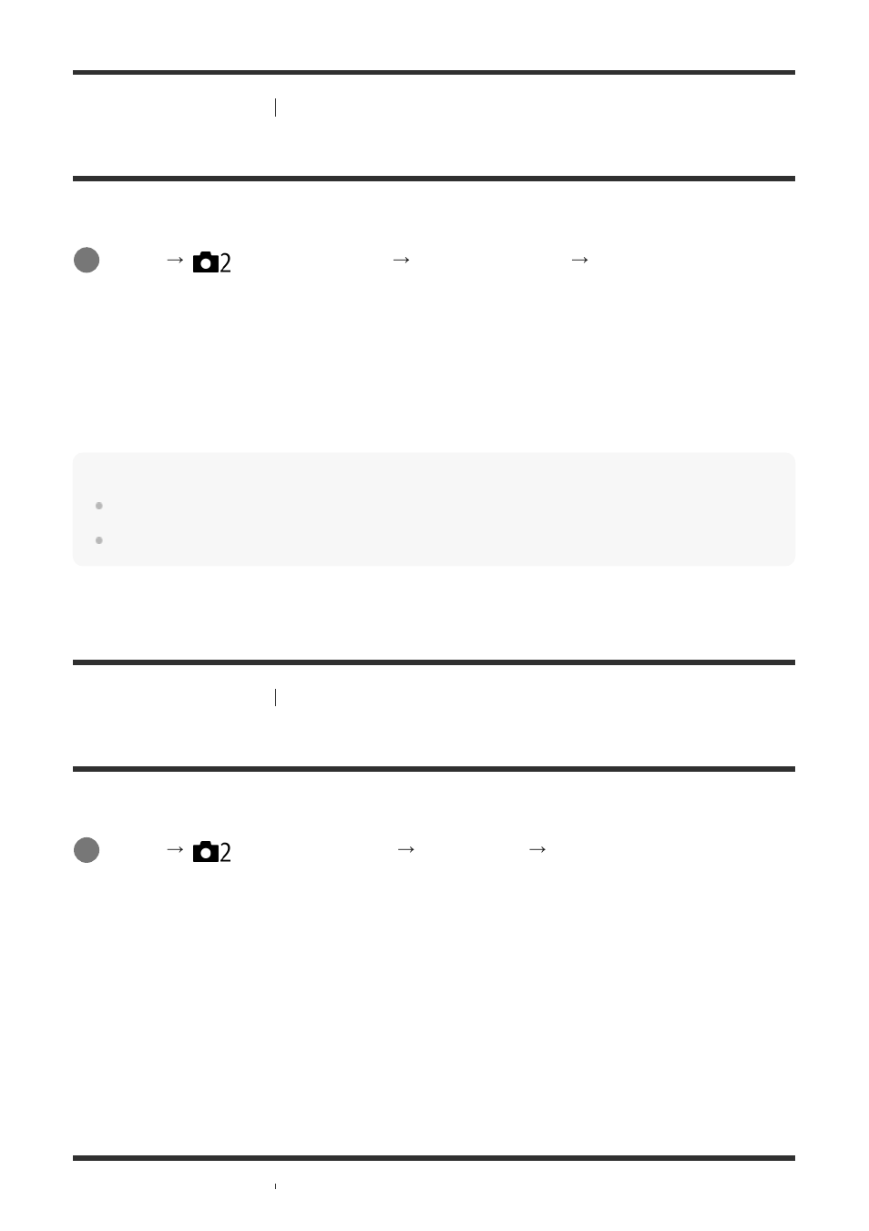 Steadyshot [119, Steadyshot settings [120, Steadyshot [346 | Steadyshot settings [347, Release w/o card, Steadyshot | Sony ILCA-99M2 User Manual | Page 327 / 413