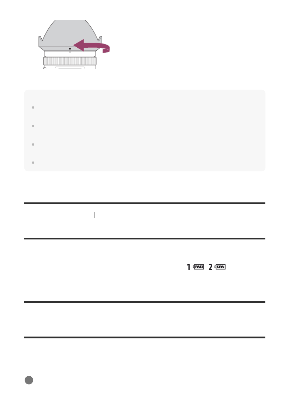 Vertical grip [27, Setting language, date and time [28, Vertical grip | Setting language, date and time | Sony ILCA-99M2 User Manual | Page 58 / 413