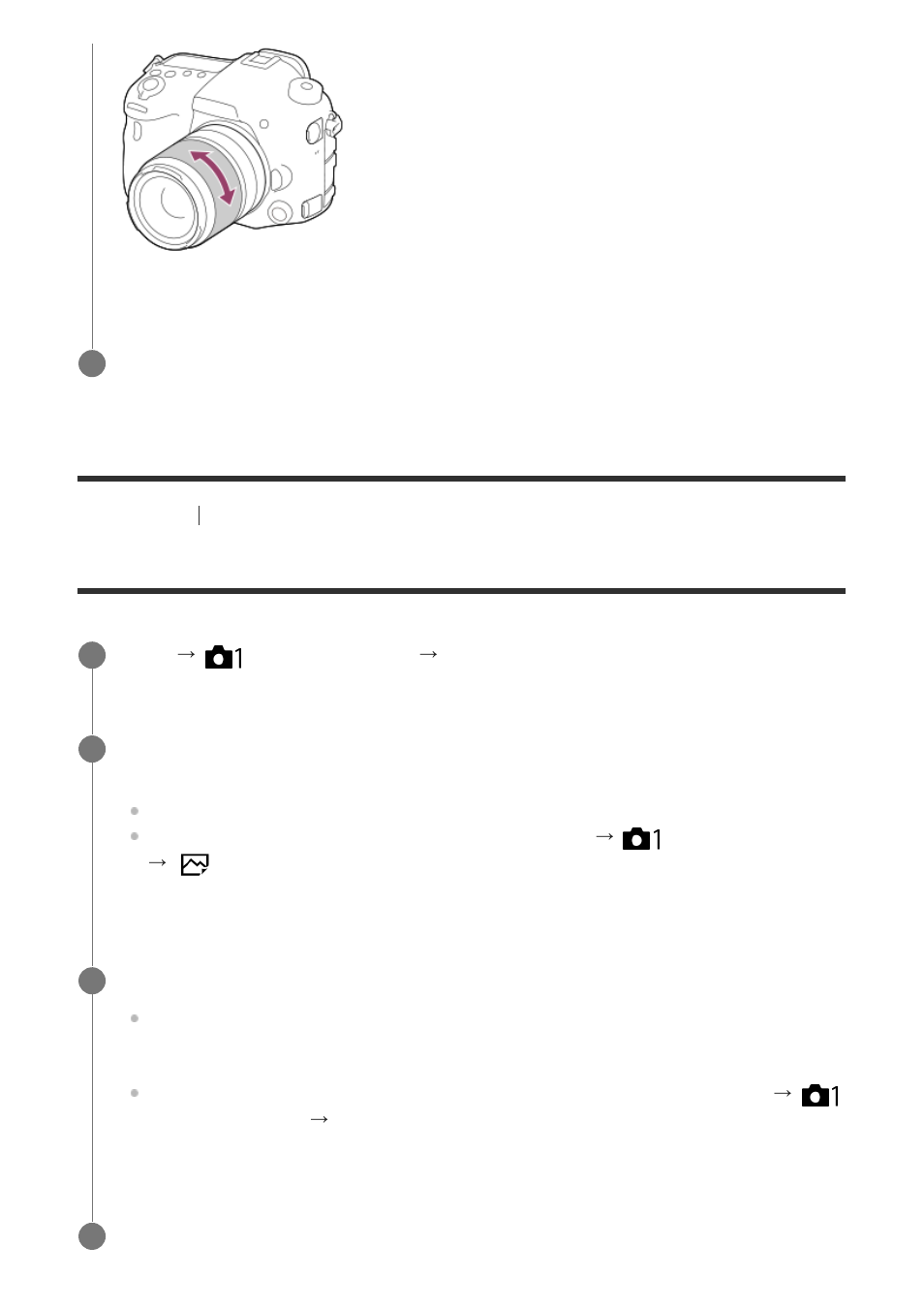 Focus magnifier | Sony ILCA-99M2 User Manual | Page 85 / 413